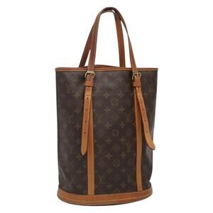 LOUIS VUITTON Monogram Bucket GM Shoulder Bag M42236